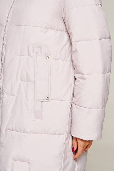 Пальто Beautiful&Free 8018 жемчужный - фото 4