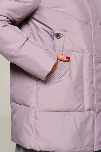 Пальто Beautiful&Free 8021 лиловый - фото 8