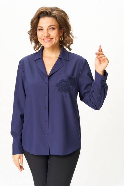 Блуза Svetlana-Style 2168 синий - фото 3