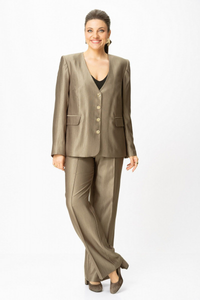 Брюки, жакет Bonna Image 1007/1 бежевый - фото 1