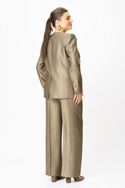 Брюки, жакет Bonna Image 1007/1 бежевый - фото 7