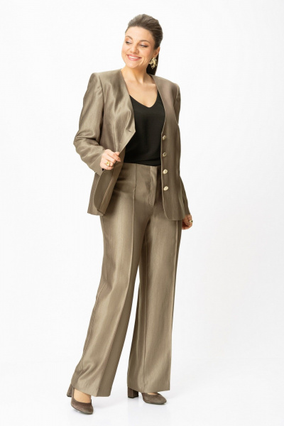 Брюки, жакет Bonna Image 1007/1 бежевый - фото 2