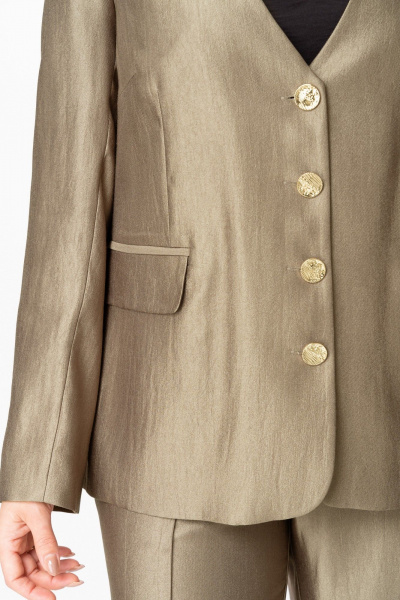 Брюки, жакет Bonna Image 1007/1 бежевый - фото 3