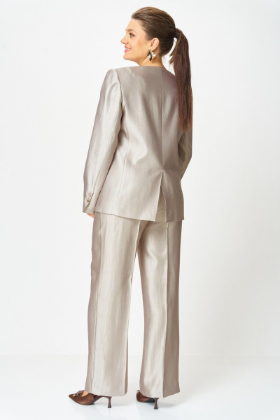 Брюки, жакет Bonna Image 1007/1 молочный - фото 8