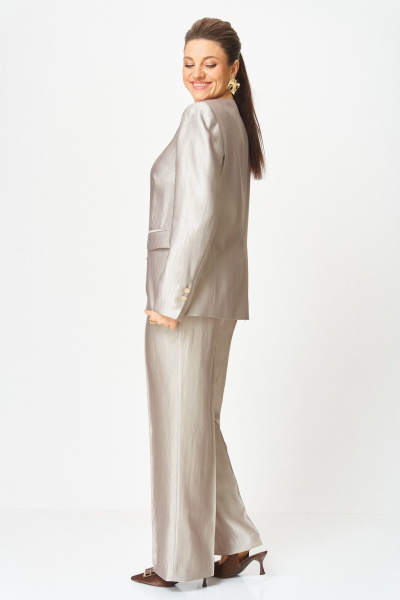 Брюки, жакет Bonna Image 1007/1 молочный - фото 7