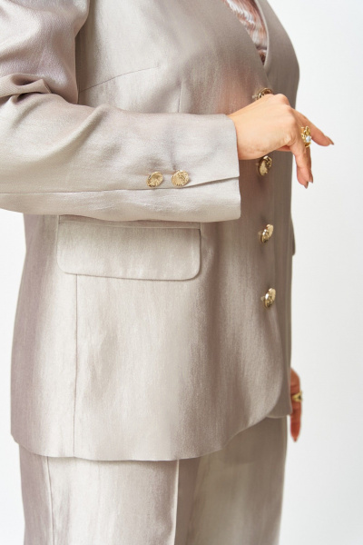 Брюки, жакет Bonna Image 1007/1 молочный - фото 6