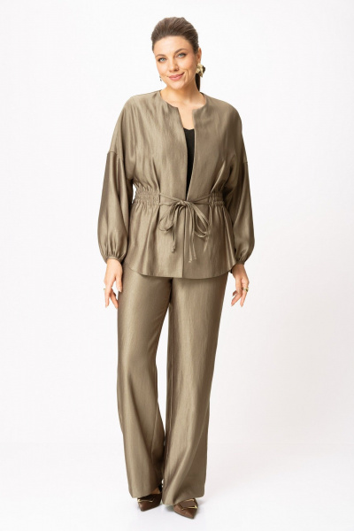 Брюки, жакет Bonna Image 1009/1 бежевый - фото 3