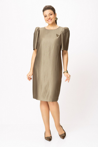 Платье Bonna Image 1015/1 бежевый - фото 4