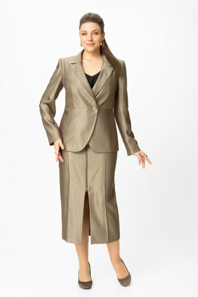 Жакет, юбка Bonna Image 1016/1 бежевый - фото 1