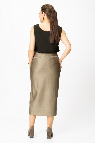 Жакет, юбка Bonna Image 1016/1 бежевый - фото 12