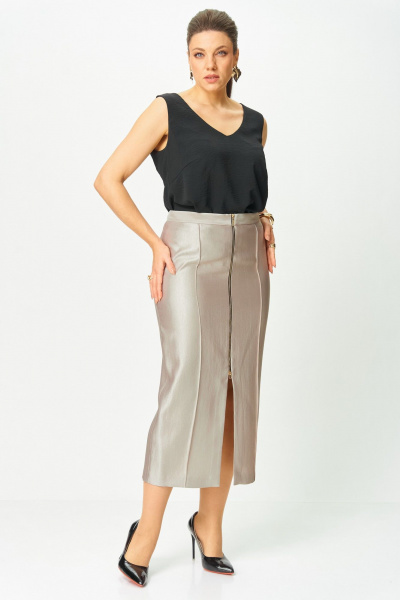 Жакет, юбка Bonna Image 1016/2 молочный - фото 10