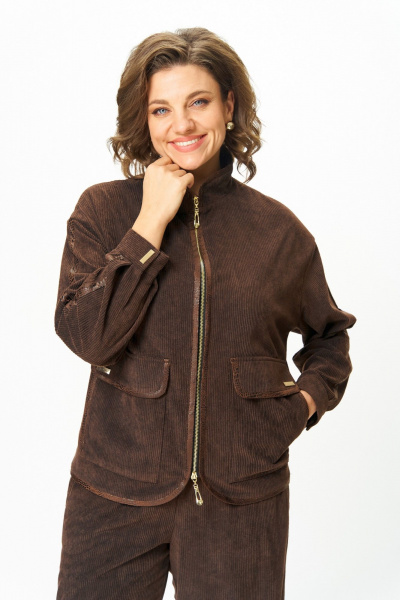 Брюки, бомбер Bonna Image 1017/1 коричневый - фото 8