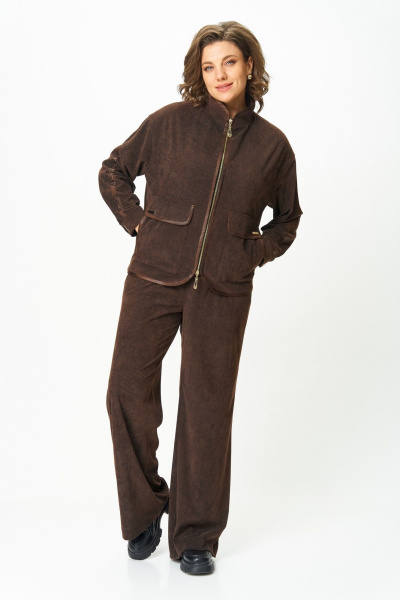 Брюки, бомбер Bonna Image 1017/1 коричневый - фото 1