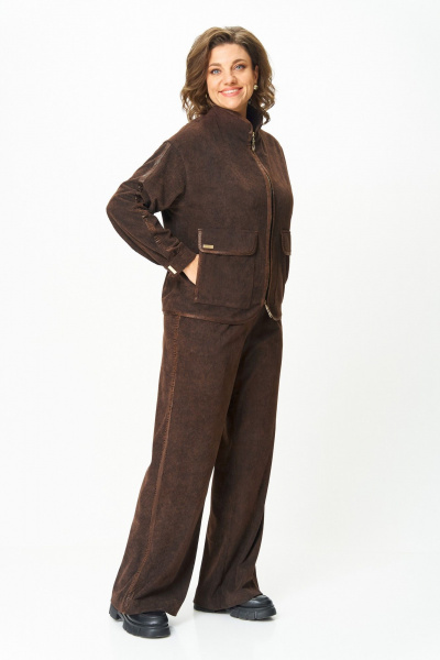 Брюки, бомбер Bonna Image 1017/1 коричневый - фото 7