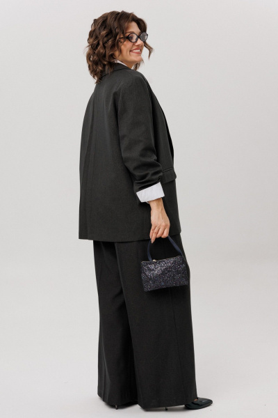 Брюки, жакет Anelli 1723 классика_обсидиана - фото 7