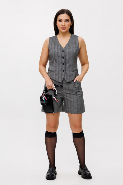 Шорты Anelli 1403.2 грей_лайн - фото 8