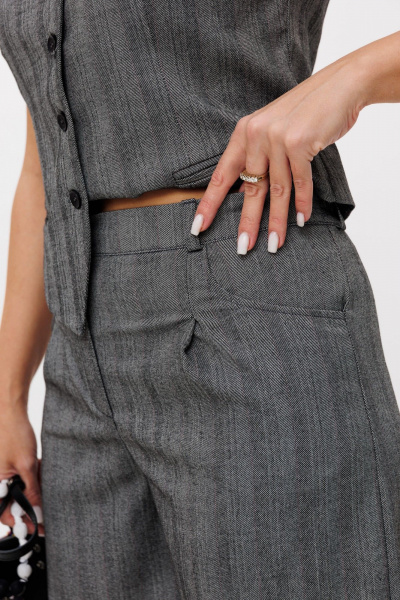 Шорты Anelli 1403.2 грей_лайн - фото 2