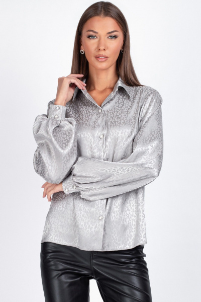 Блуза VIZAVI 741серый - фото 8