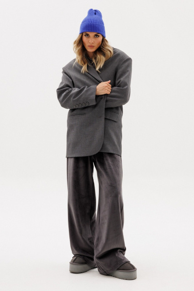 Жакет EOLA 2887.2 темно-серый - фото 4