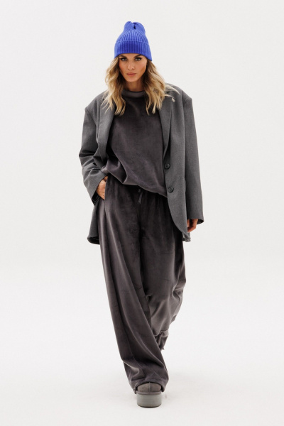 Жакет EOLA 2887.2 темно-серый - фото 3