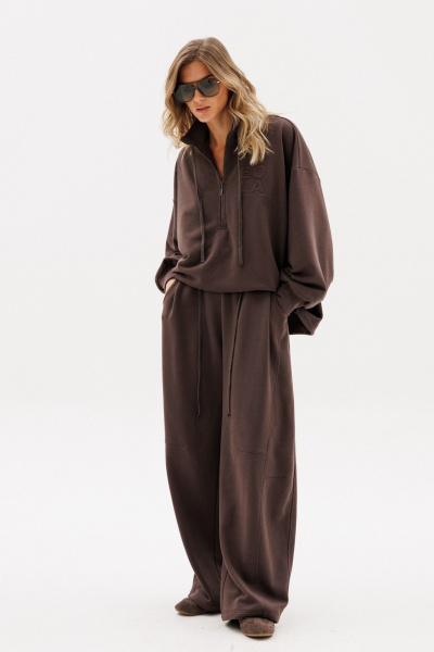 Брюки, джемпер EOLA 2895 шоколад - фото 16