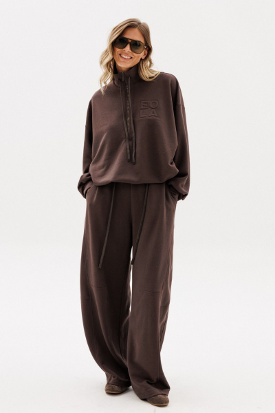 Брюки, джемпер EOLA 2895 шоколад - фото 12