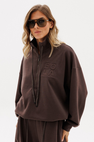 Брюки, джемпер EOLA 2895 шоколад - фото 9