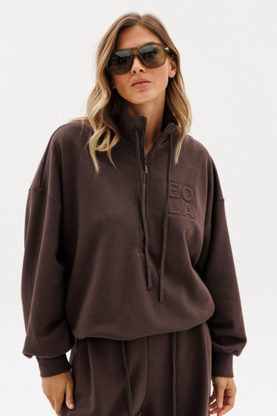 Брюки, джемпер EOLA 2895 шоколад - фото 8