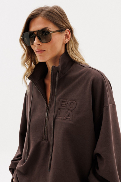 Брюки, джемпер EOLA 2895 шоколад - фото 7