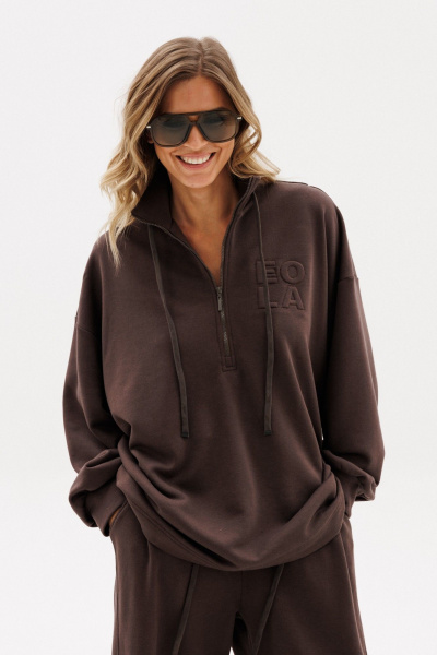 Брюки, джемпер EOLA 2895 шоколад - фото 6