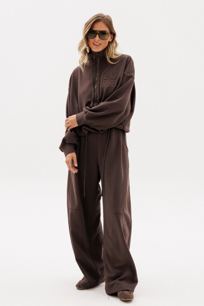 Брюки, джемпер EOLA 2895 шоколад - фото 3