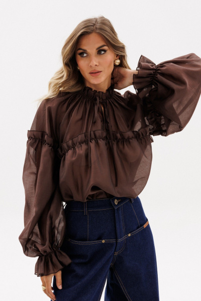 Брюки EOLA 2898.3 темно-синий - фото 5