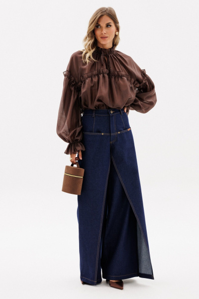 Брюки EOLA 2898.3 темно-синий - фото 3