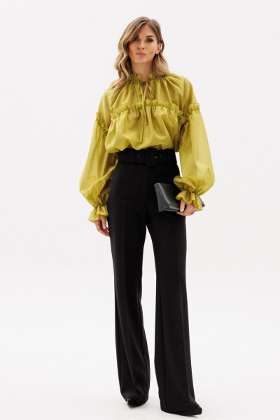 Брюки EOLA 2925.2 черный_меланж - фото 2