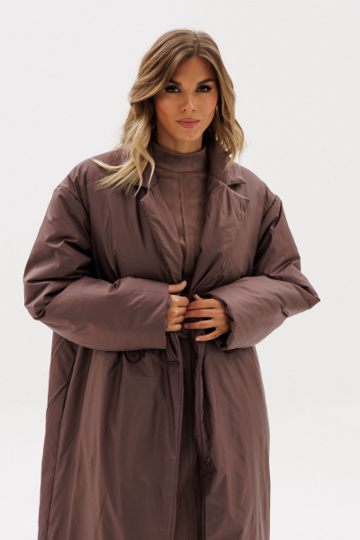 Пальто EOLA 2926.2 какао - фото 4