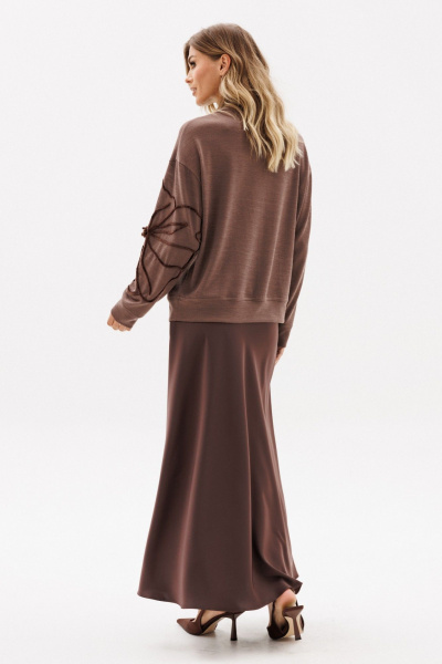 Джемпер EOLA 2930.1 шоколад - фото 3