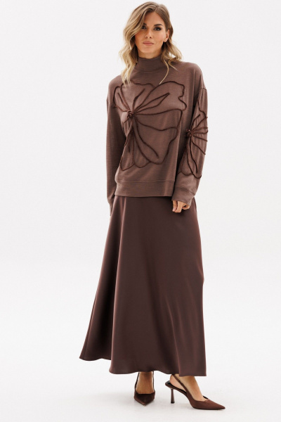 Джемпер EOLA 2930.1 шоколад - фото 2