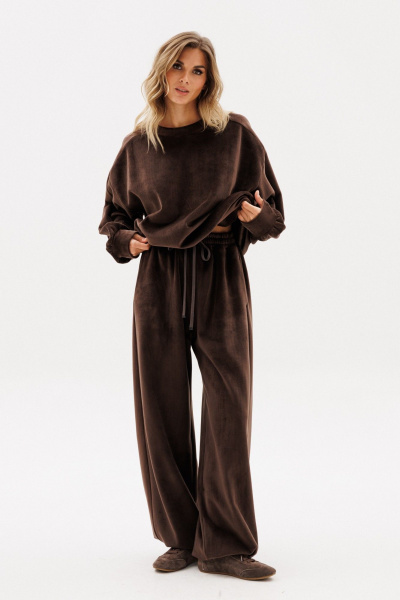 Брюки, джемпер EOLA 2950 темный-шоколад - фото 6