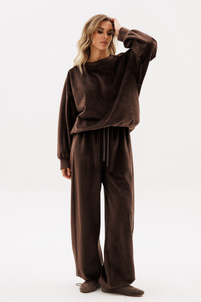 Брюки, джемпер EOLA 2950 темный-шоколад - фото 5