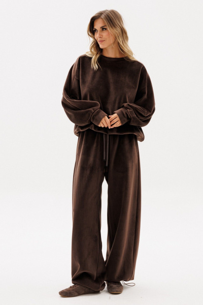 Брюки, джемпер EOLA 2950 темный-шоколад - фото 4