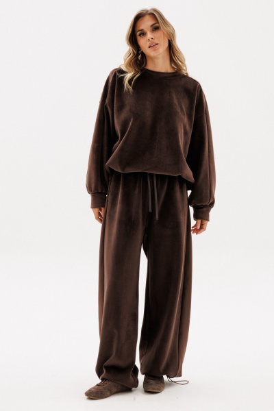 Брюки, джемпер EOLA 2950 темный-шоколад - фото 3