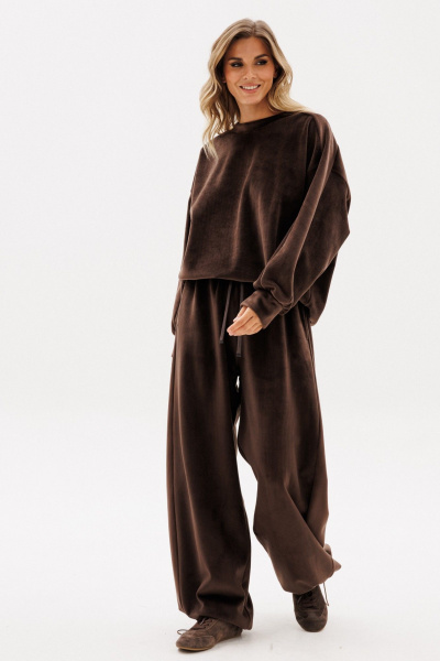 Брюки, джемпер EOLA 2950 темный-шоколад - фото 2