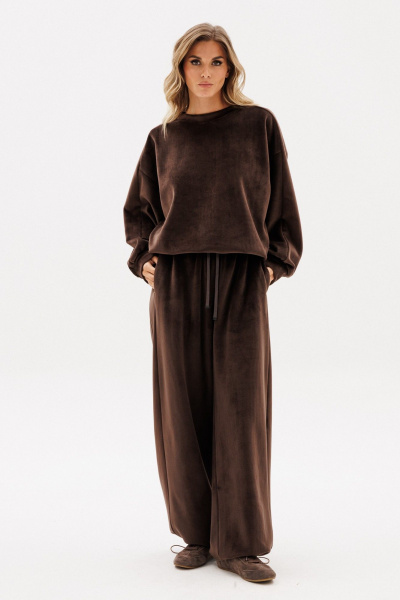 Брюки, джемпер EOLA 2950 темный-шоколад - фото 1