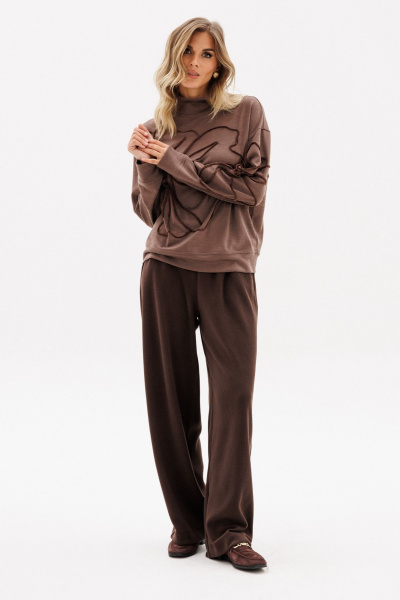 Брюки EOLA 2951 шоколад - фото 8