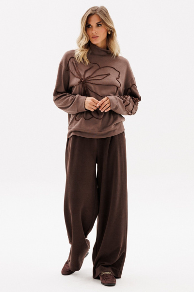 Брюки EOLA 2951 шоколад - фото 7