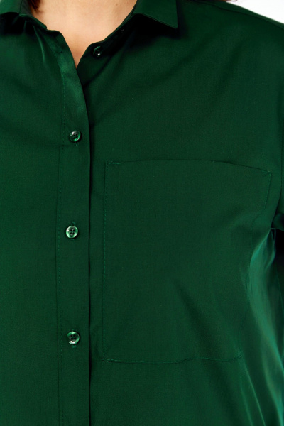 Рубашка Avenue 0301-13 темно-зеленый - фото 7