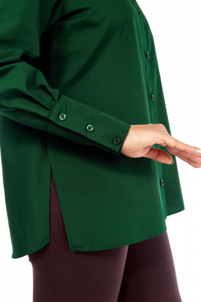 Рубашка Avenue 0301-13 темно-зеленый - фото 6