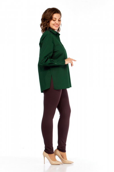 Рубашка Avenue 0301-13 темно-зеленый - фото 2