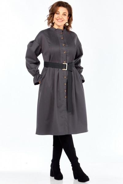 Платье Celentano lite 5060 графит - фото 7