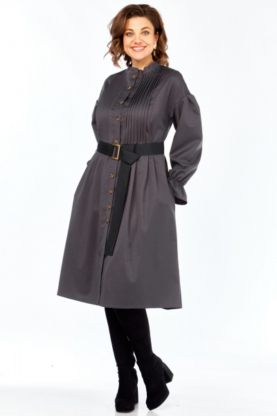 Платье Celentano lite 5060 графит - фото 6